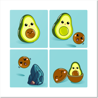 Avocado Russian Doll Comic Strip Posters and Art